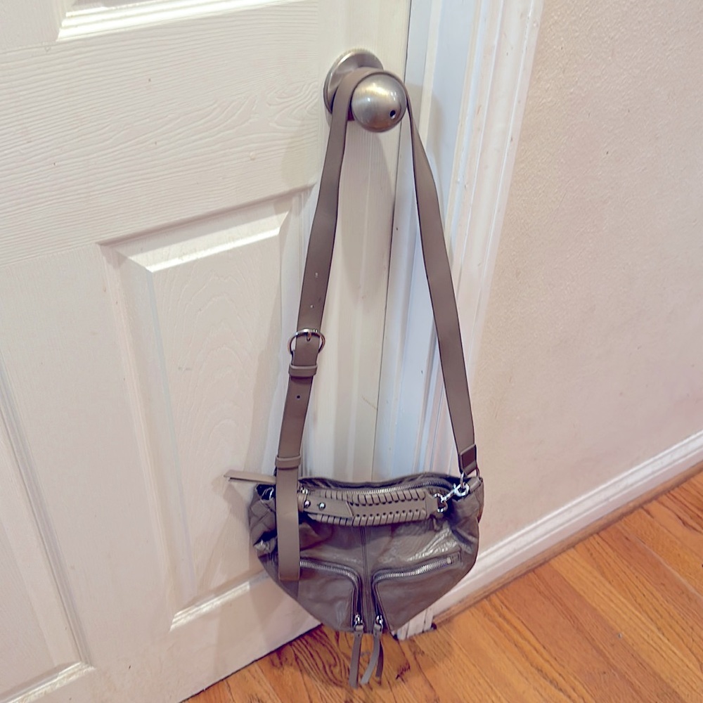 All Saints Crinkled Leather Bag